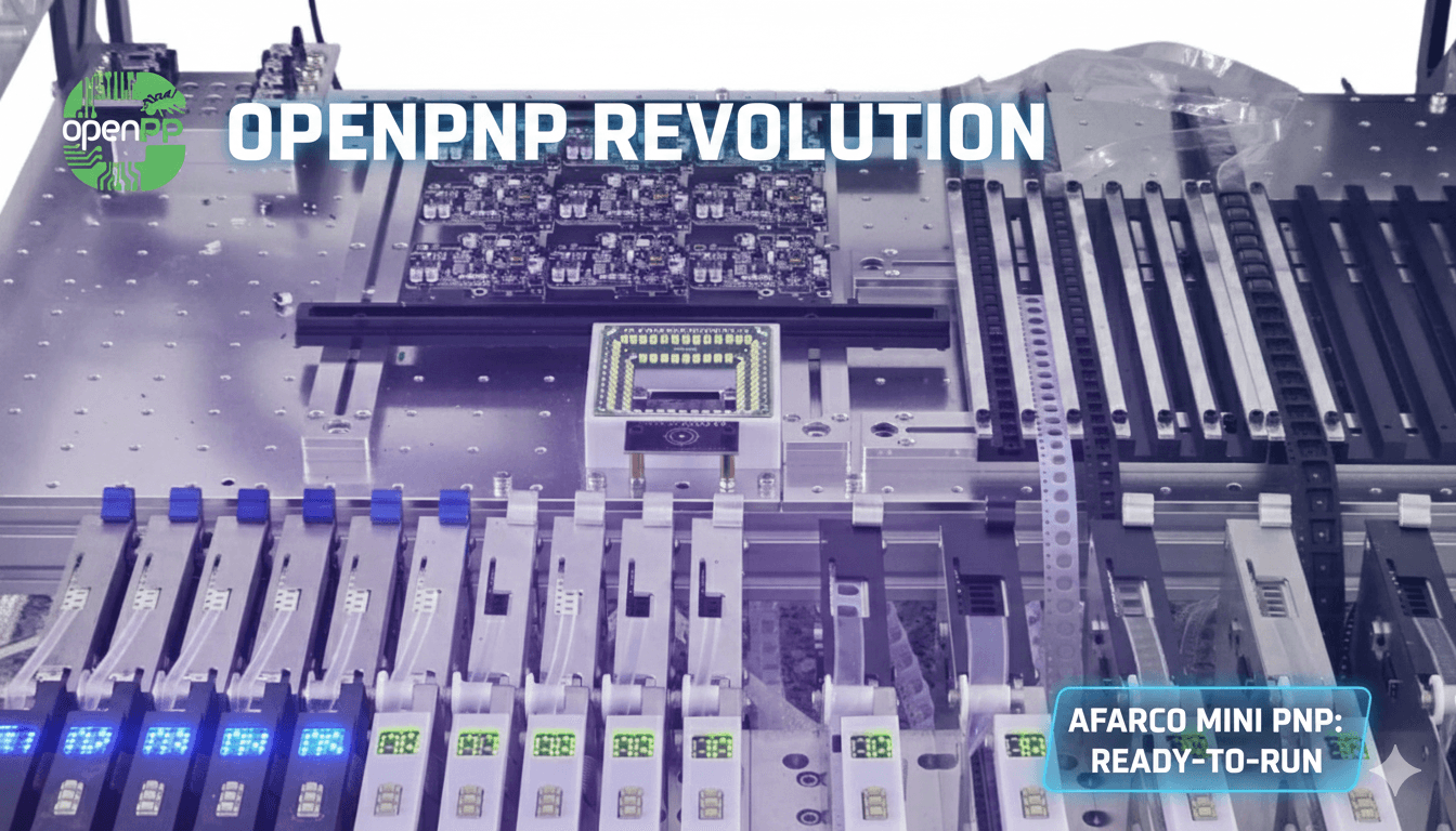 OpenPnP Trends: Why AFARCO Mini PnP is the Future of Compact SMT Assembly